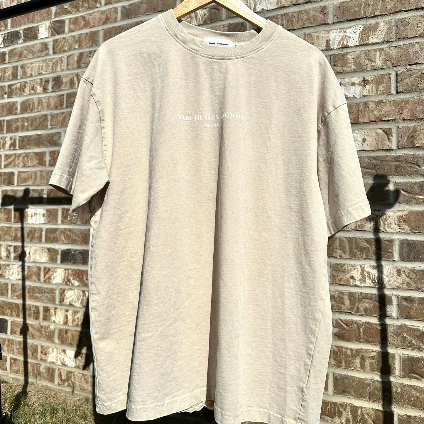 Make Heaven Crowded Oversized 100% Cotton T-Shirt | Limited Quantity