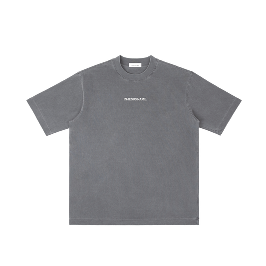 In Jesus Name. Oversized Essential Tee (100% Cotton)