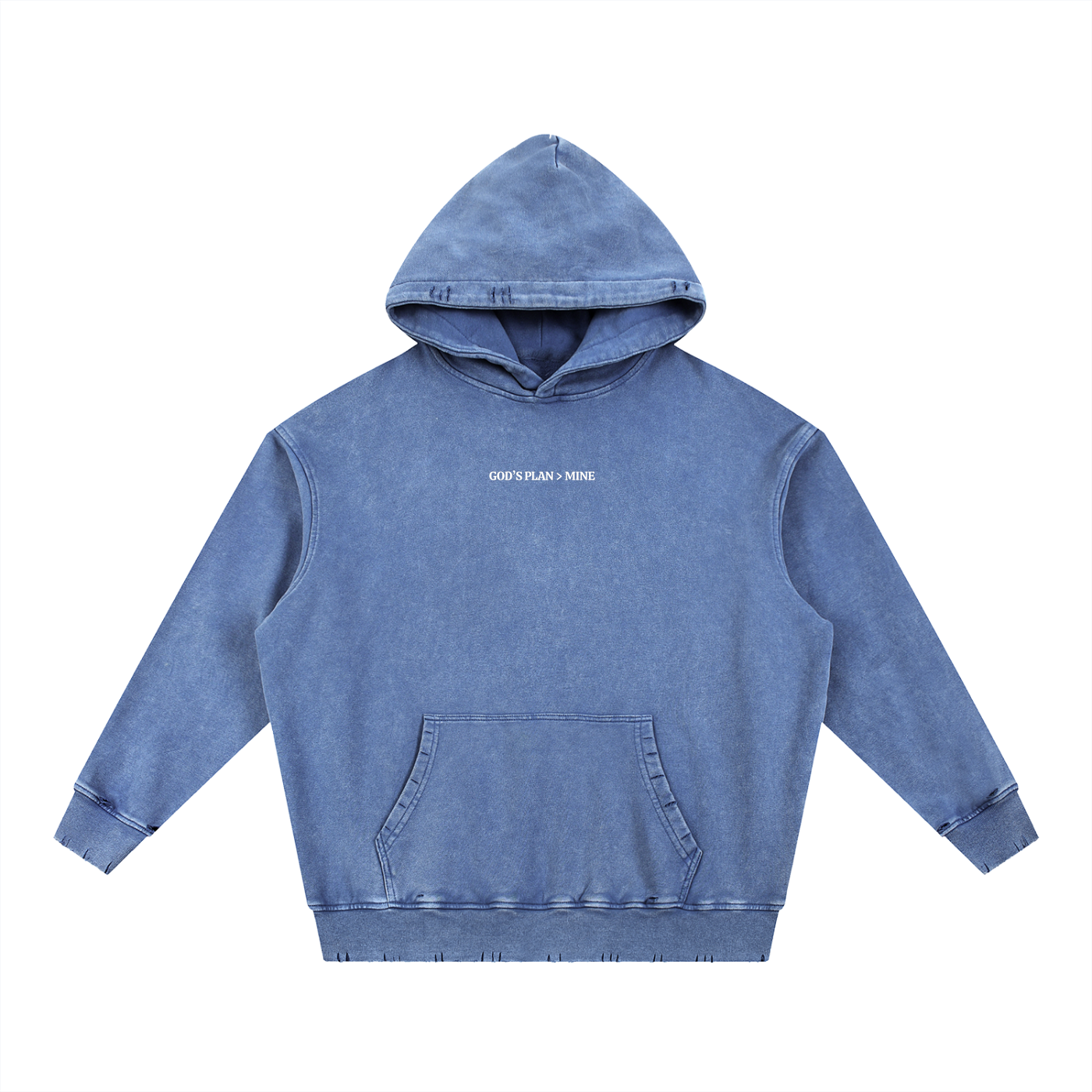 Snow Wash Heavyweight Hoodie - Proverbs 19:21