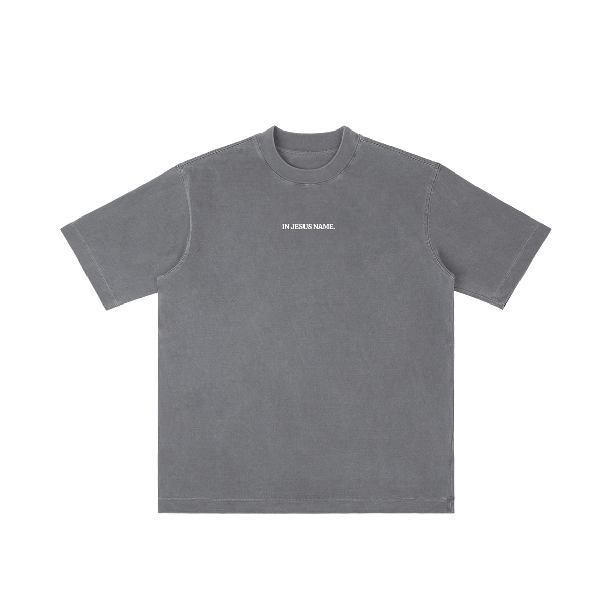In Jesus Name. Oversized Essential Tee (100% Cotton)